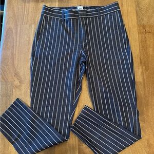 GAP Women’s Navy Striped Dress Pants